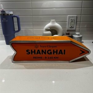 Veuve Clicquot Directional Sign